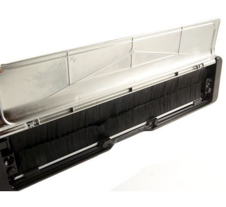 Fab and Fix Nu Mail Edge Hardex Graphite Telescopic Letterplate 310mm