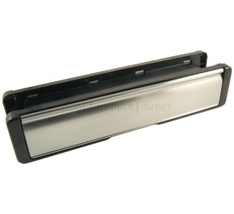 Fab and Fix Nu Mail Edge Hardex Graphite Telescopic uPVC Letter plate 310mm
