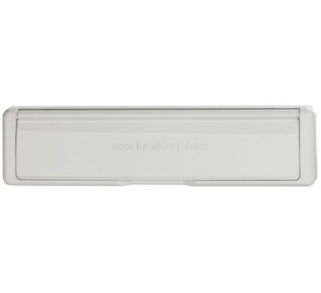 Fab and Fix Nu Mail Telescopic Letterplate 310x76mm White