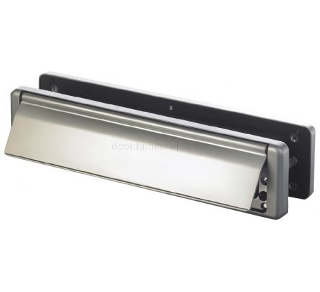 Fab and Fix Nu Mail Telescopic uPVC Letter plate 310x76mm Premium Satin
