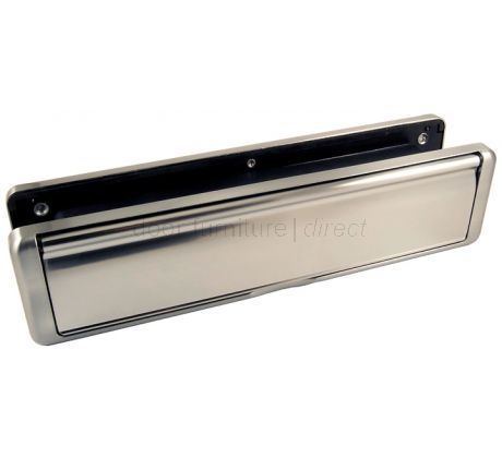 Fab and Fix Nu Mail Telescopic Letterplate 310x76mm Hardex Graphite