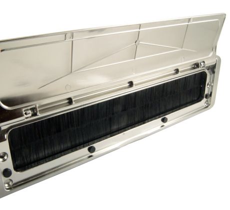 Fab and Fix Nu Mail Telescopic Letterplate 310x76mm Hardex Graphite