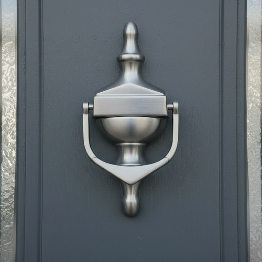 Fab&Fix Victorian Hardex Graphite Urn uPVC Door Knocker 162x76mm