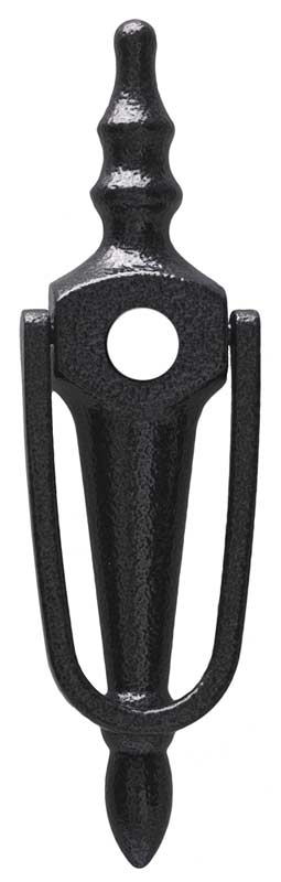 Fab&Fix Victorian Antique Black Slim Face Fix Urn uPVC Door Knocker 200x55mm