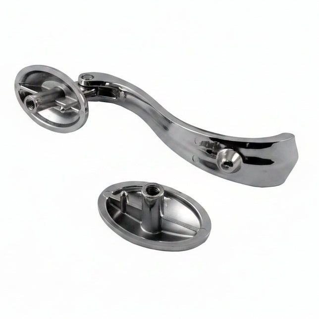 Fab and Fix Hardex Chrome Horsetail uPVC Door Knocker