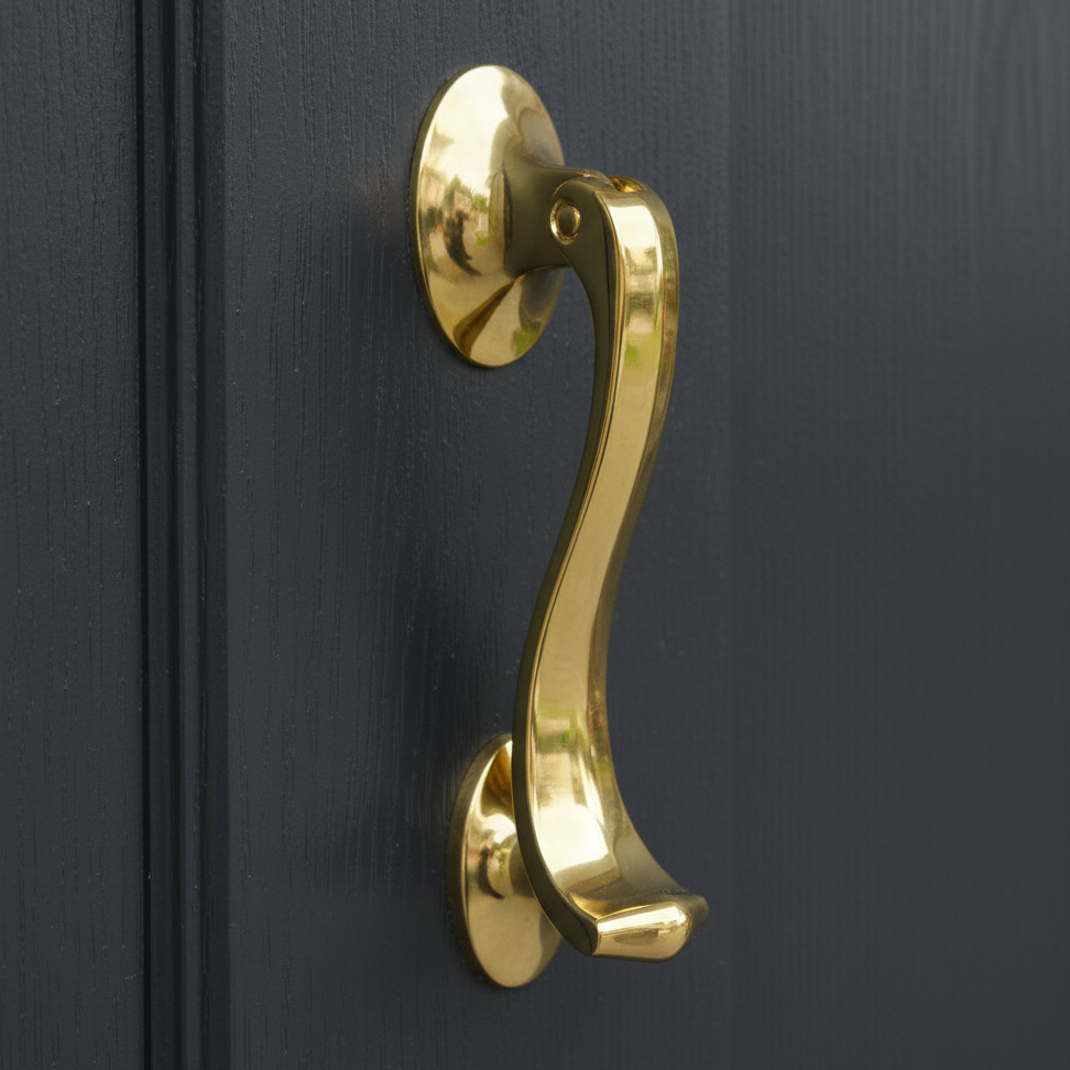 Fab and Fix Hardex Gold Horsetail uPVC Door Knocker