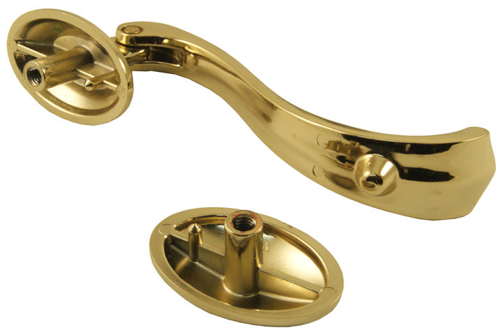 Fab and Fix Hardex Gold Horsetail uPVC Door Knocker