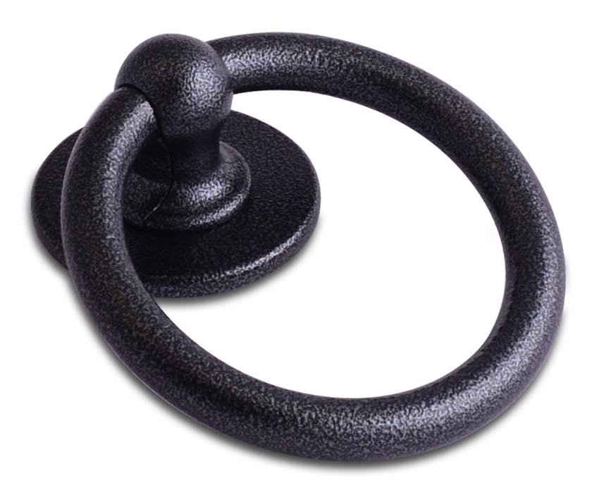 Fab and Fix Heritage Bull Ring uPVC Door Knocker Antique Black