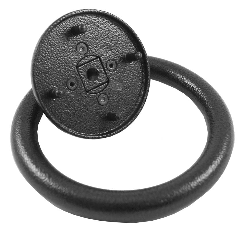 Fab and Fix Heritage Bull Ring Knocker Antique Black