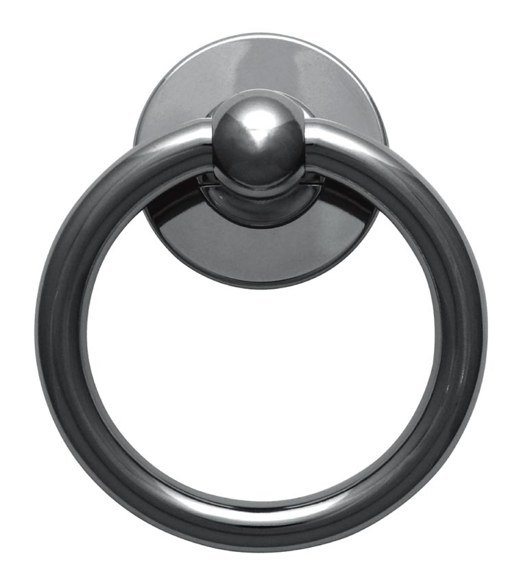 Fab and Fix Heritage Bull Ring uPVC Door Knocker Hardex Graphite