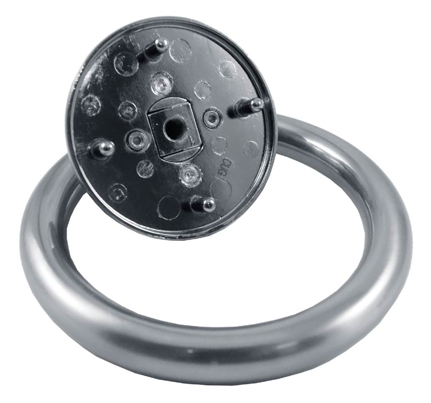 Fab and Fix Heritage Bull Ring uPVC Door Knocker Hardex Graphite