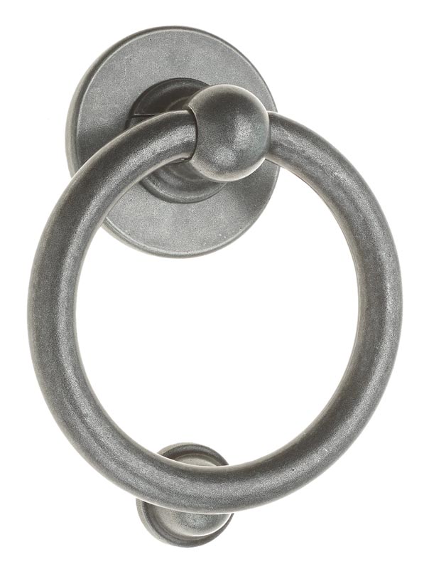 Fab and Fix Heritage Bull Ring uPVC Door Knocker Hardex Pewter