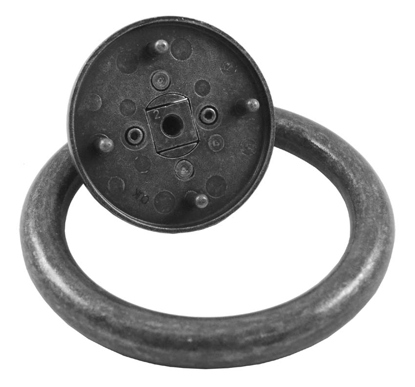 Fab and Fix Heritage Bull Ring Knocker Hardex Pewter