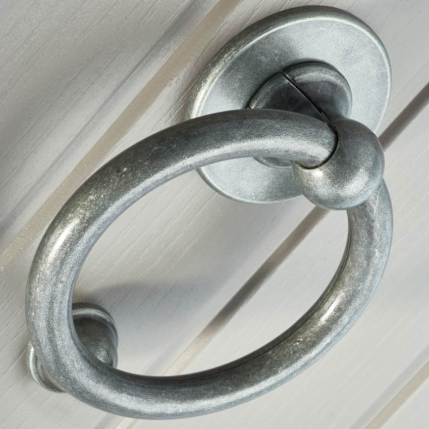 Fab and Fix Heritage Bull Ring uPVC Door Knocker Hardex Pewter