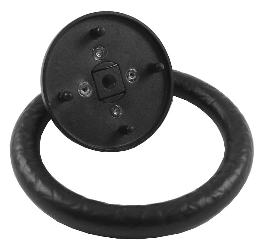 Fab and Fix Heritage Bull Ring uPVC Door Knocker Forged Black