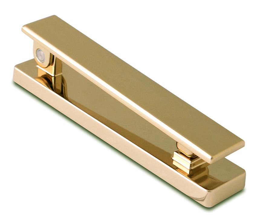 Fab and Fix Architectural uPVC Door Knocker 180x35mm Hardex Gold