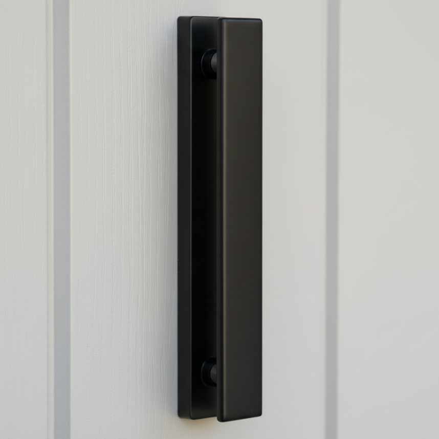 Fab and Fix Architectural Door Knocker 180x35mm Smooth Black