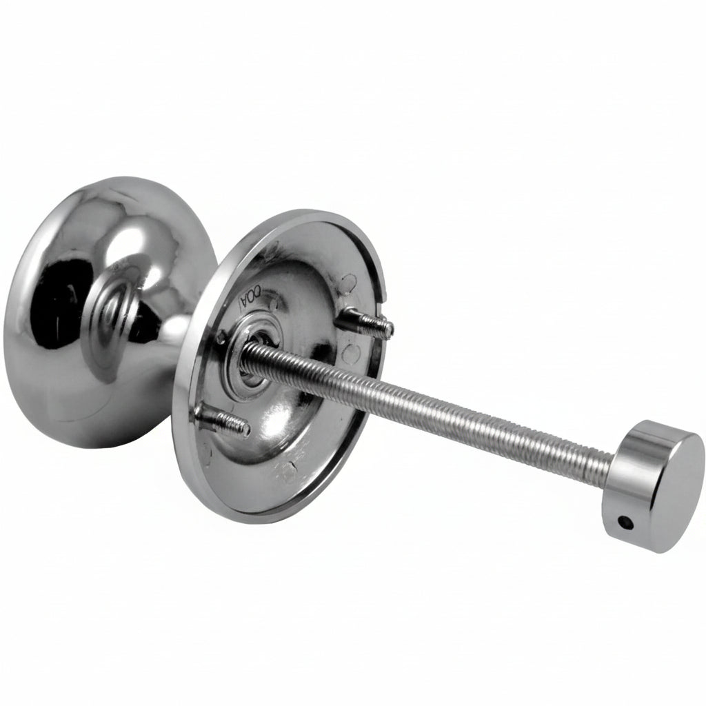 Fab and Fix Decorative uPVC Centre Door Knob 75mm Hardex Chrome