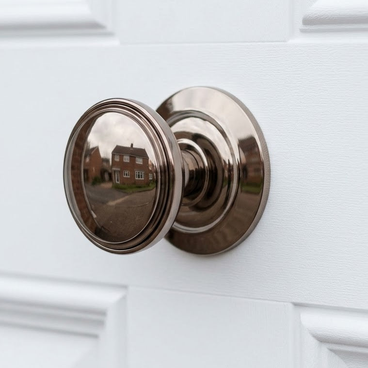Fab and Fix Decorative uPVC Centre Door Knob 75mm Hardex Bronze