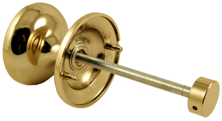 Fab and Fix Decorative Brass uPVC Centre Door Knob 75mm Hardex Gold