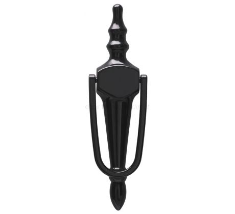 Fab and Fix Victorian Smooth Black Slim Urn Knocker 200x55mm
