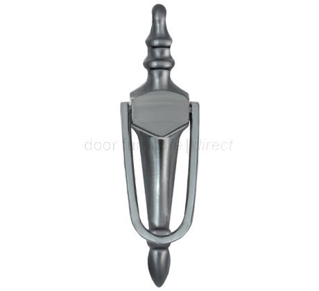 Fab&Fix Victorian Hardex Graphite Slim Face Fix Urn Knocker 200x55mm