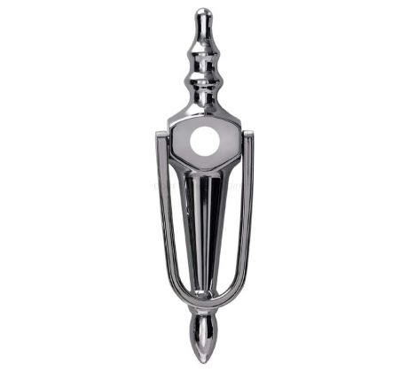 Fab&Fix Victorian Hardex Chrome Slim Face Fix Urn Knocker 200x55mm