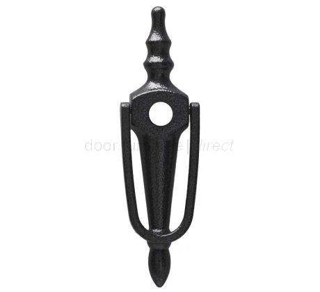 Fab&Fix Victorian Antique Black Slim Face Fix Urn Knocker 200x55mm