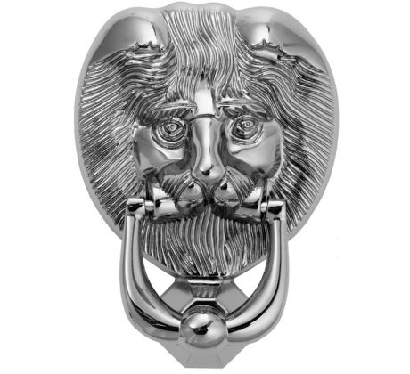 Fab and Fix Hardex Chrome Lion Head Door Knocker