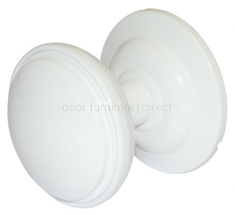 Fab and Fix Decorative Centre Door Knob 75mm White