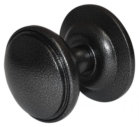 Fab and Fix Decorative Centre Door Knob 75mm Antique Black