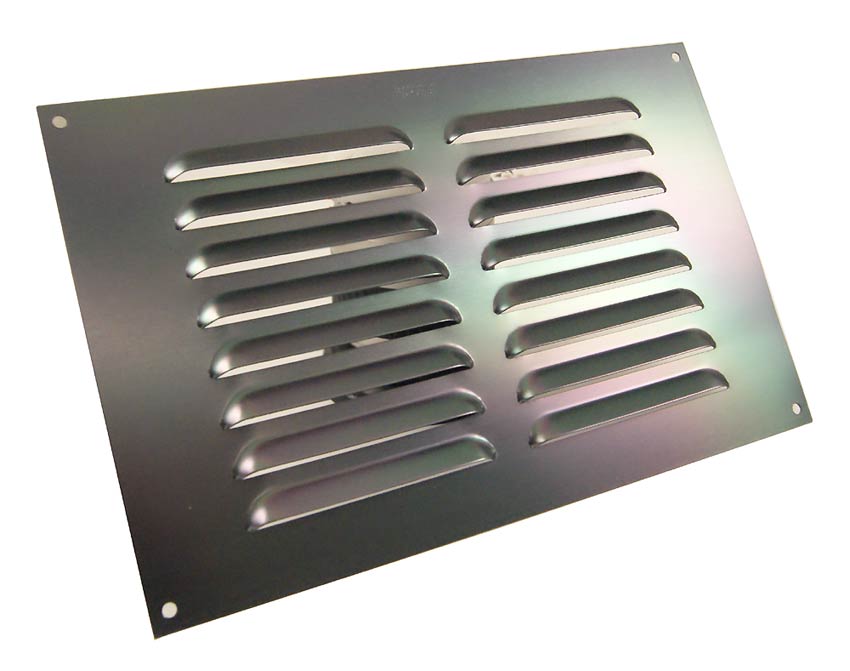 Anthracite Louvre Vent upto 229x152mm Openings