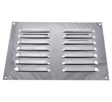 Chromed Louvre Vent upto 229x152mm Openings