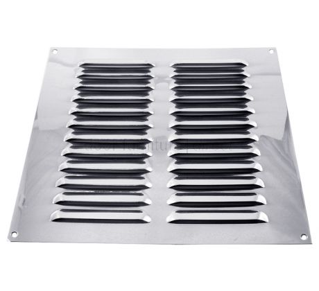 Chromed Louvre Vent upto 229x229mm Openings