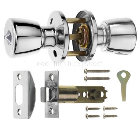 Era Chrome Privacy Door Knobset