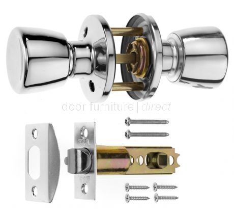 Era Chrome Passage Door Knobset