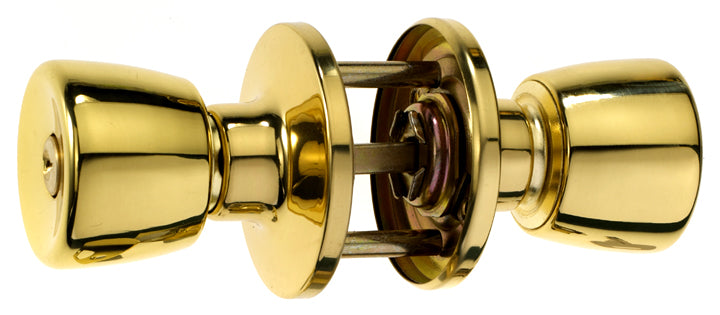 Era Brass Entrance Door Knobset