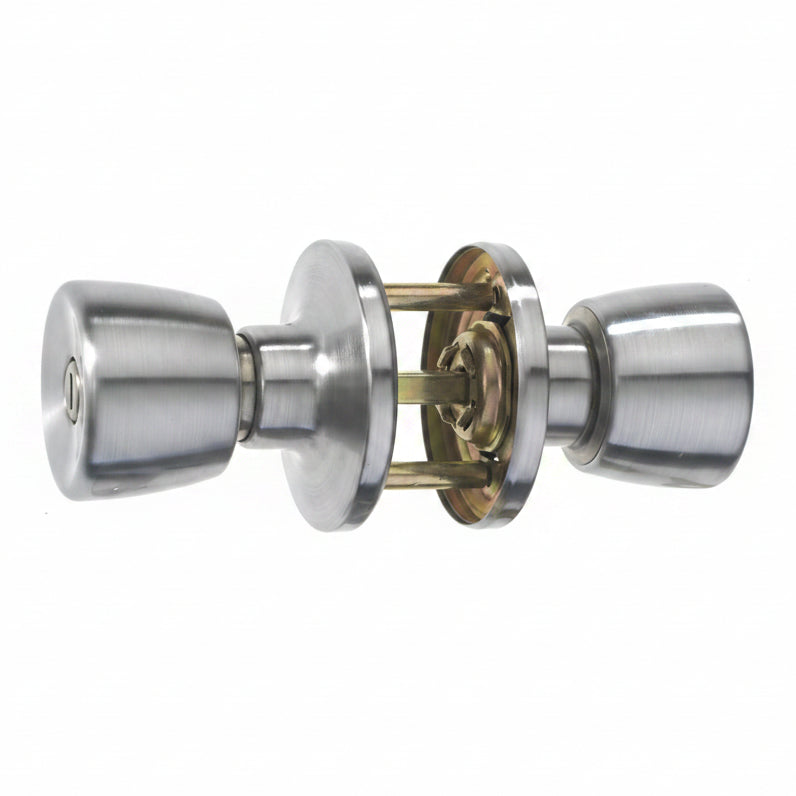 Era Satin Chrome Entrance Door Knobset