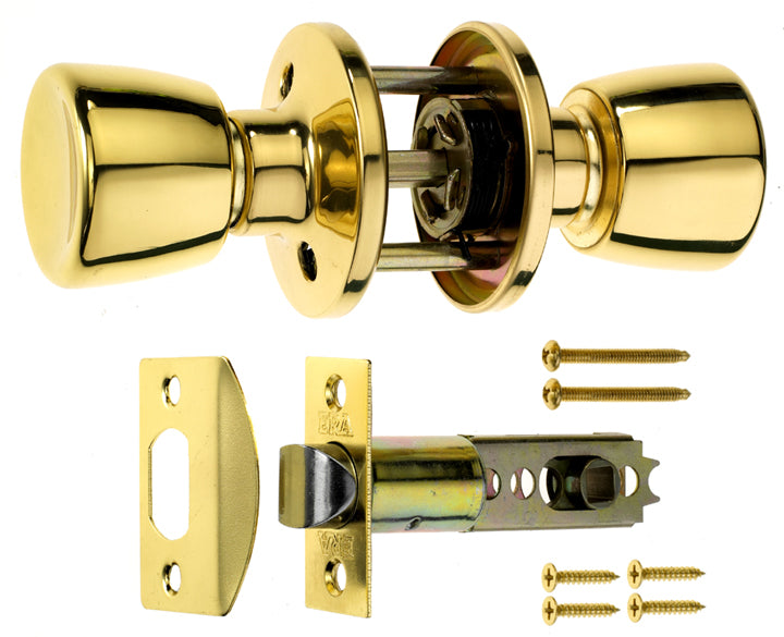 Era Brass Passage Door Knobset