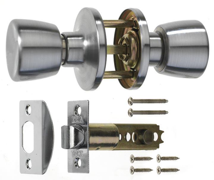 Era Satin Chrome Passage Door Knobset