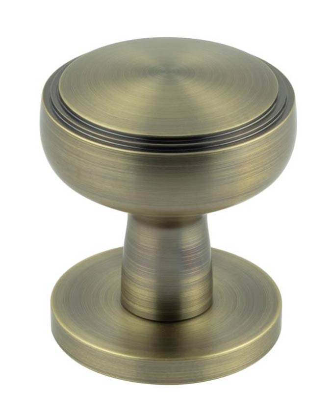 Antique Brass Classic Mortice Door Knobs 60mm