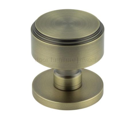 Antique Brass Step Mortice Door Knobs 60mm