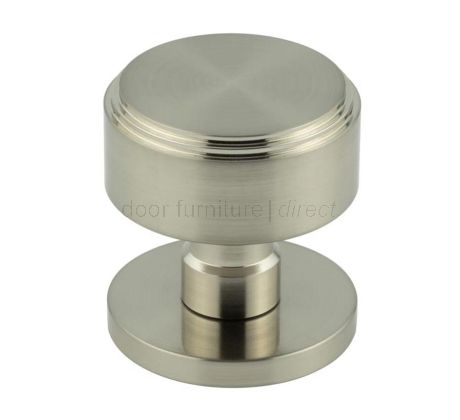 Satin Nickel Step Mortice Door Knobs 60mm
