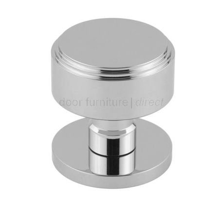 Polished Chrome Step Mortice Door Knobs 60mm