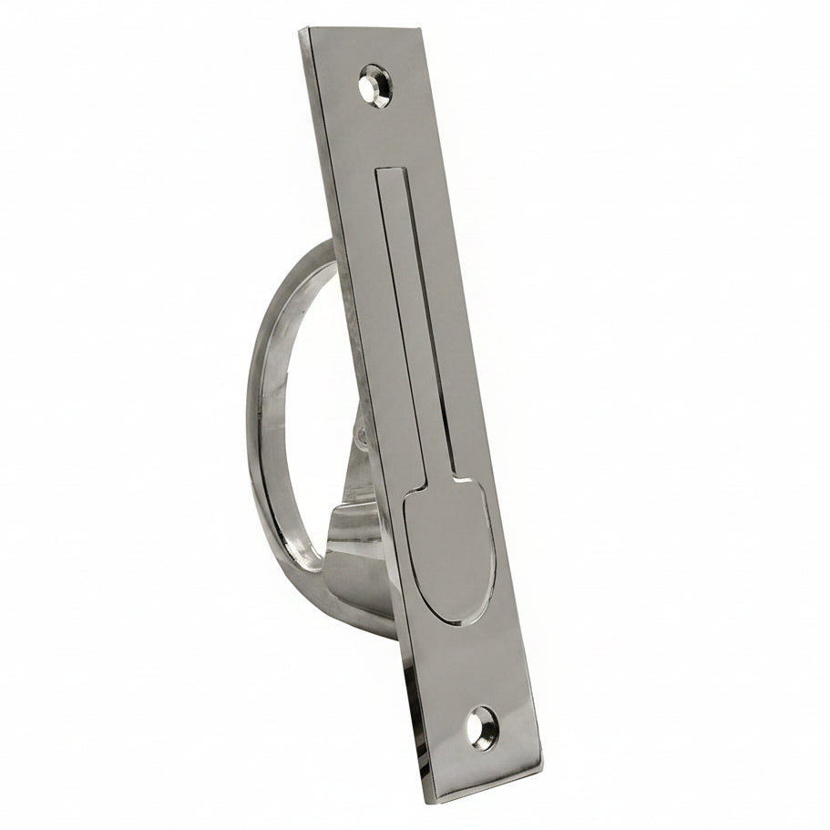 Polished Nickel Sliding Door Edge Pull BUR280PN