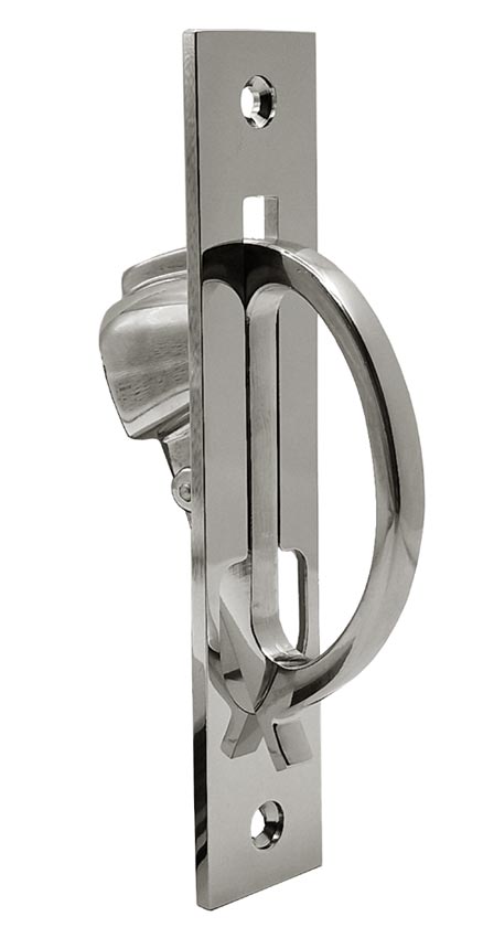 Polished Nickel Sliding Door Edge Pull BUR280PN