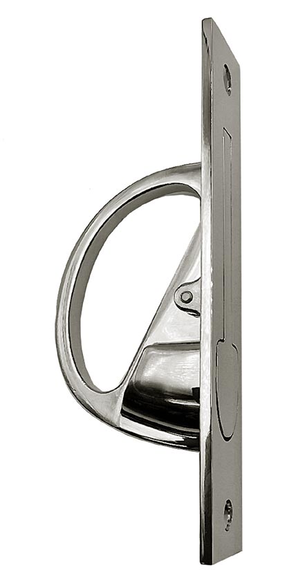Polished Nickel Sliding Door Edge Pull BUR280PN