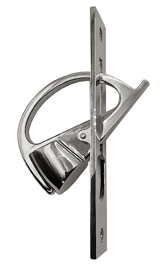 Polished Nickel Sliding Door Edge Pull BUR280PN