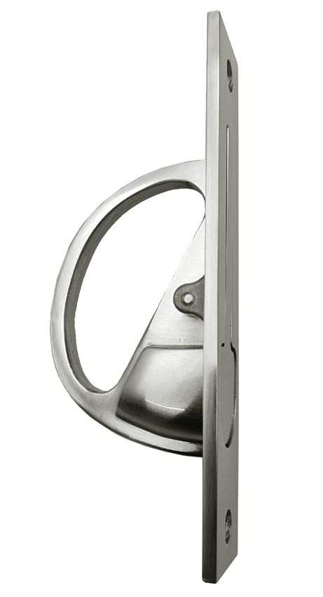 Satin Nickel Sliding Door Edge Pull BUR280SN