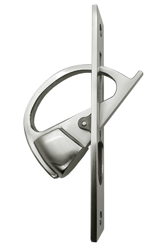 Satin Nickel Sliding Door Edge Pull BUR280SN